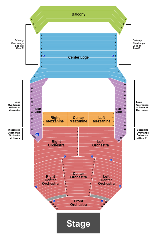 Uihlein Hall The Nutcracker Seating Chart